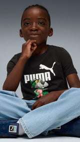PUMA Super puma graphic tee - black