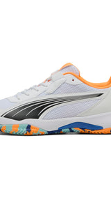 Puma nova court padel shoes in white - Side View 01