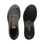 Puma pounce lite running shoes in cool dark gray and for all time red - Side View 02