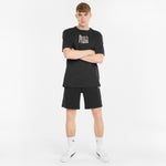 Puma downtown TR shorts in black - Model Shot 03