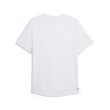 PUMA PWRMODE training tee men in white — back view