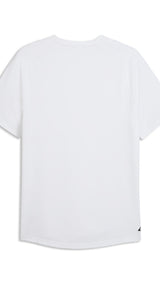 PUMA PWRMODE training tee men in white — back view