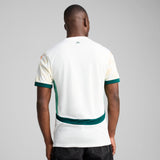 PUMA Côte d'Ivoire 2025 away jersey in white and dark myrtle - Model Shot 04