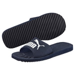 Puma swimming purecat sandals in blue - Front View