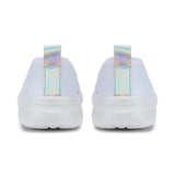 Puma adelina shine sneakers in white - Back View