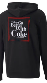 Puma X coca-cola hoodie in black - Back View