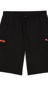 Puma F1® ESS sweat shorts in black - Front View