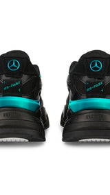 Puma mercedes-amg petronas motorsport metal energy rs-fast sneakers in black - Back View