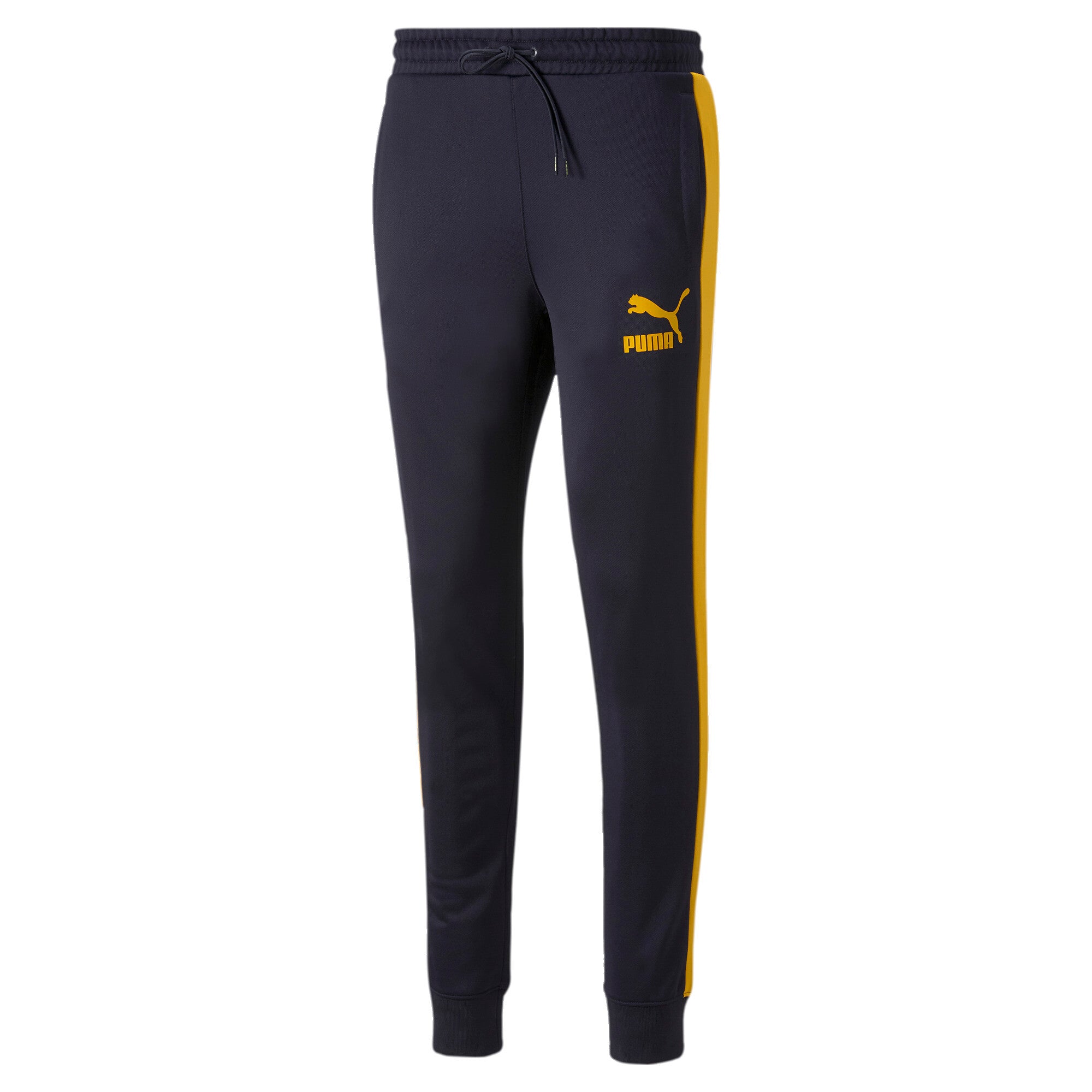 Puma iconic T7 track pants in blue - Front View