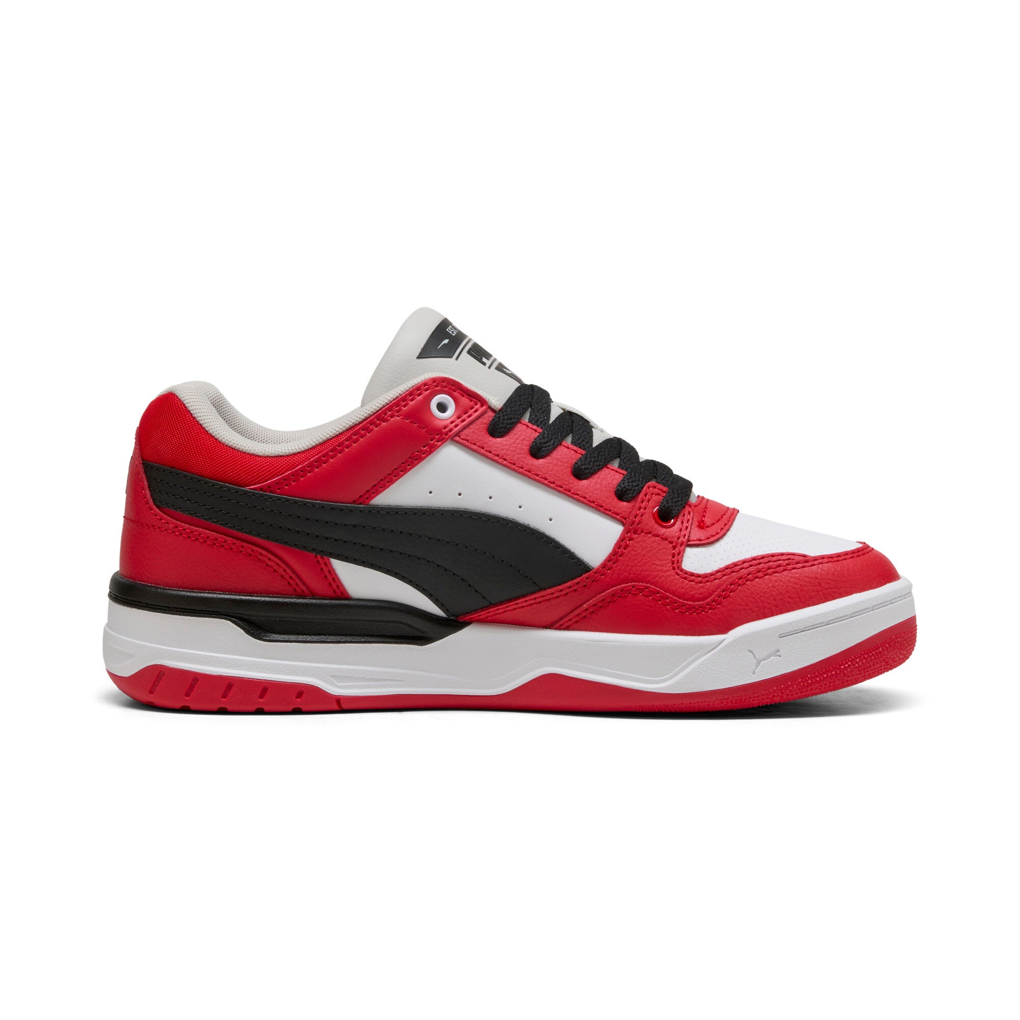 Puma rebound retro sneakers in black and for all time red - Side View 03