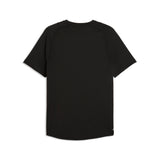 PUMA PWRMODE training tee men in black — back view