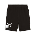 Puma essentials big no. 1 logo 10" shorts in black - Back View