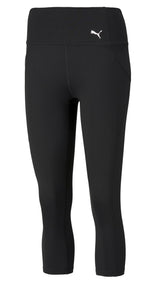 Puma train favorite forever high waist 3/4 tight in black - Front View