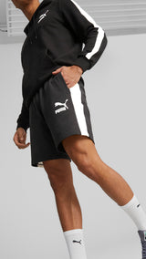 Puma T7 iconic shorts in black - Model Shot 01