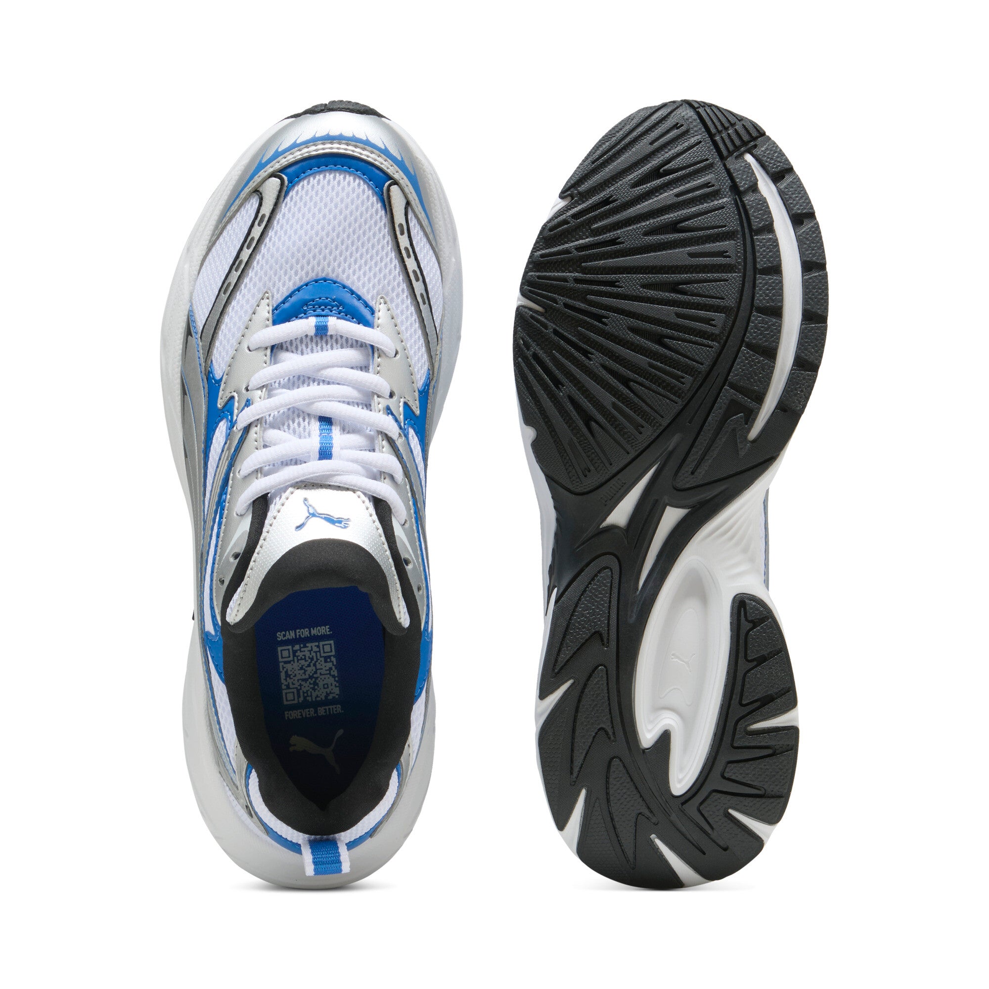 Puma morphic sneakers in morphic puma white - Side View 02