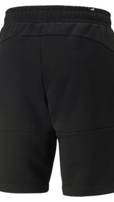 Puma power cat shorts in black - Back View