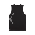 PUMA TRAIN ALL DAY big logo tank - black