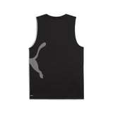 PUMA TRAIN ALL DAY big logo tank - black