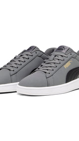 Puma smash 3.0 buck sneakers in black - Front View