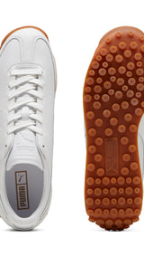 Puma easy rider leather sneakers in white - Side View 02