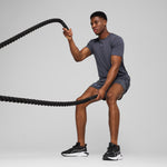 Puma CLOUDSPUN soft branded tee in galactic gray - Model Shot 03