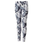 Puma essentials+ street art printed leggings youth in black - Front View