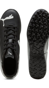 PUMA ATTACANTO II TT football boots men in black and white — side view 2