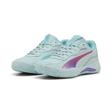 Puma tennis nova smash padel shoes in blue - Front View