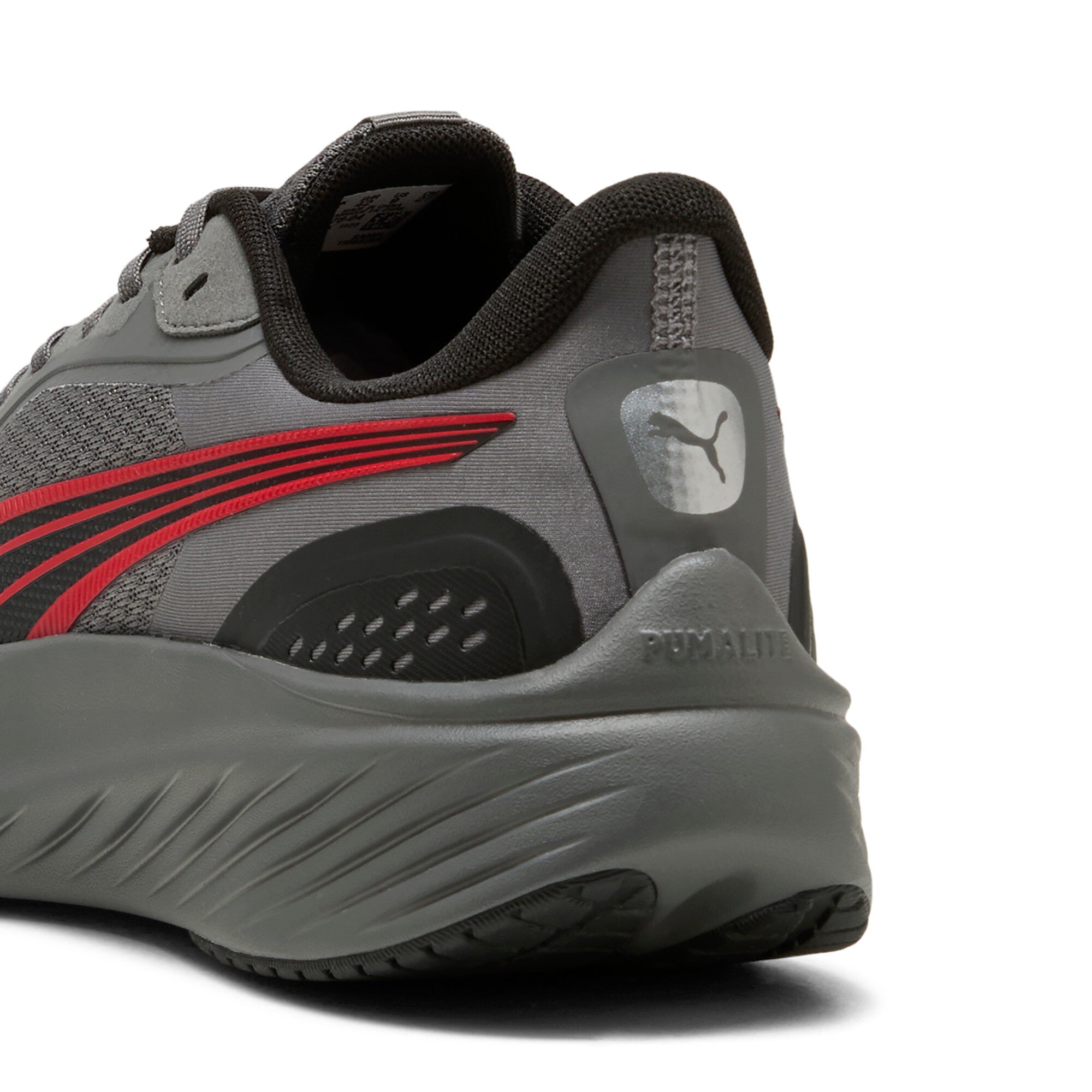 Puma running pounce lite shoes in gray - Back View