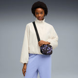 PUMA pop 1L crossbody bag in black and purple