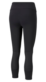 Puma running favourite 3/4 leggings in black - Back View