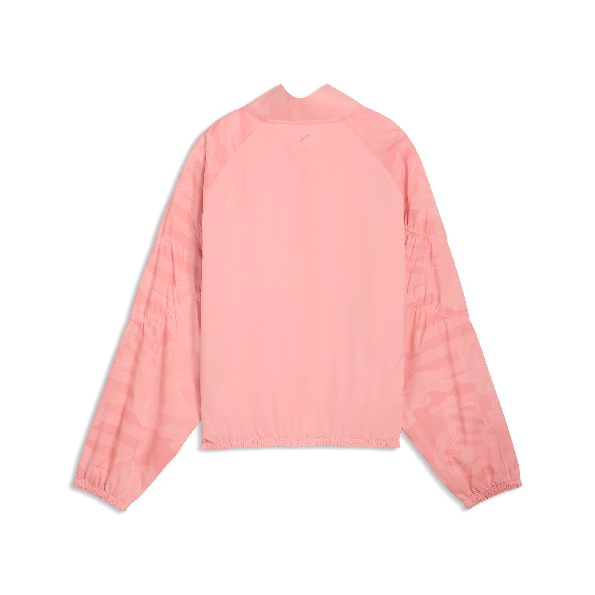 PUMA league training jacket relaxed women in rosy outlook — back view