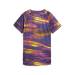 Puma VELOCITY all-over-print running tee in wild berry - Back View