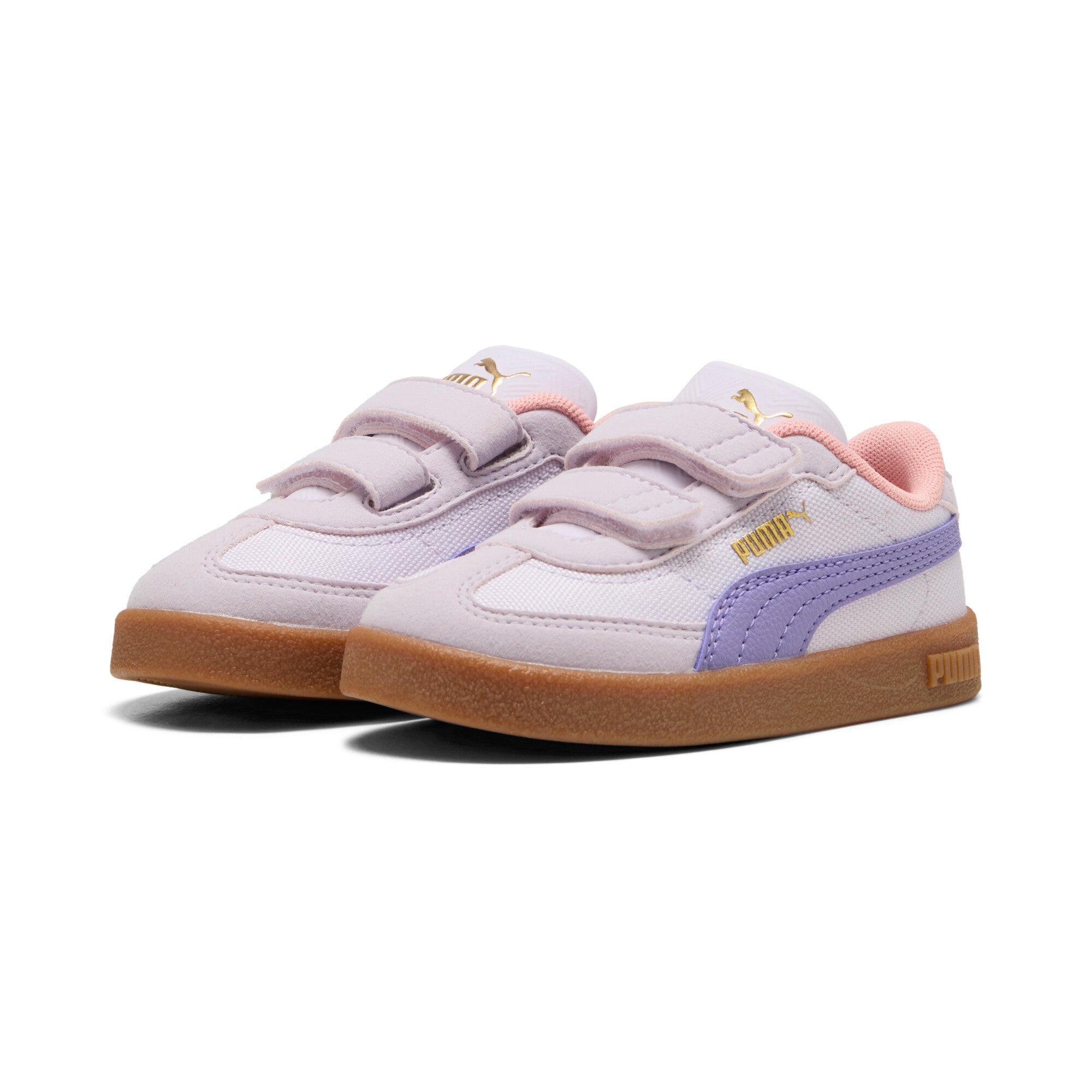 Puma club ii era sneakers toddler in purple - Front View