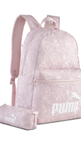 PUMA PHASE 20L backpack set in mauve mist - mauve mist
