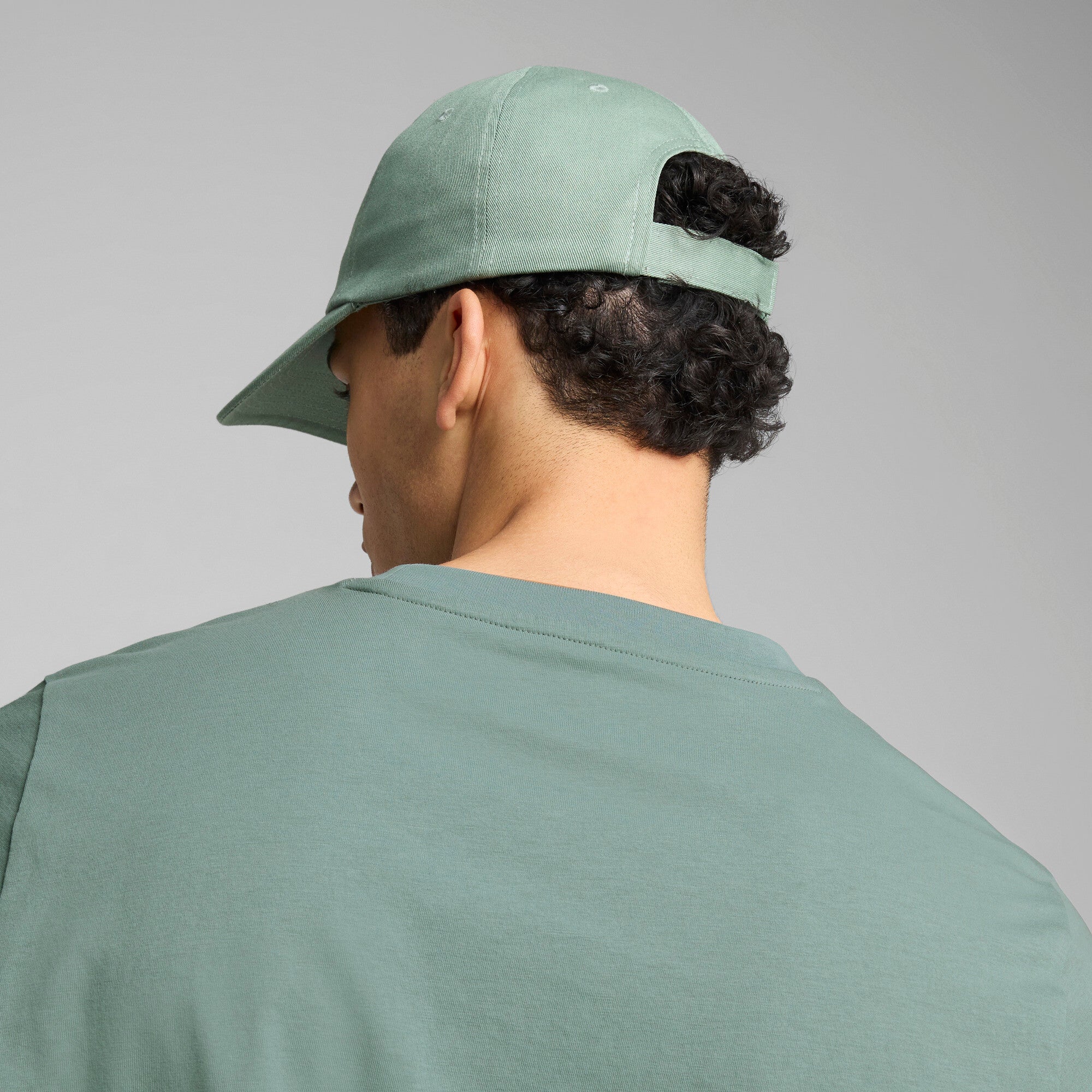 Puma ESS cat bb cap in green moon - Model Shot 02