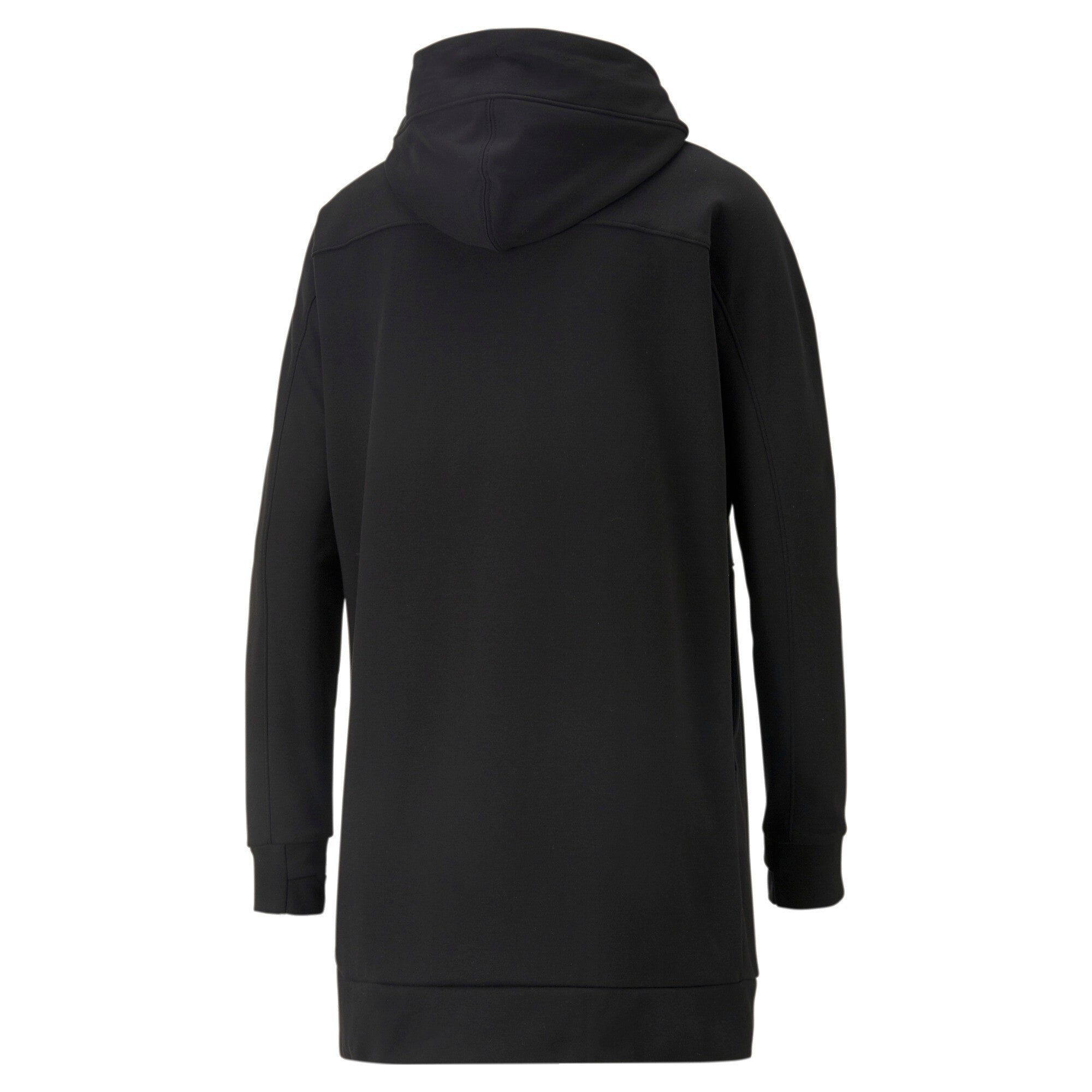 Puma day in motion zip hoodie women in black - Back View