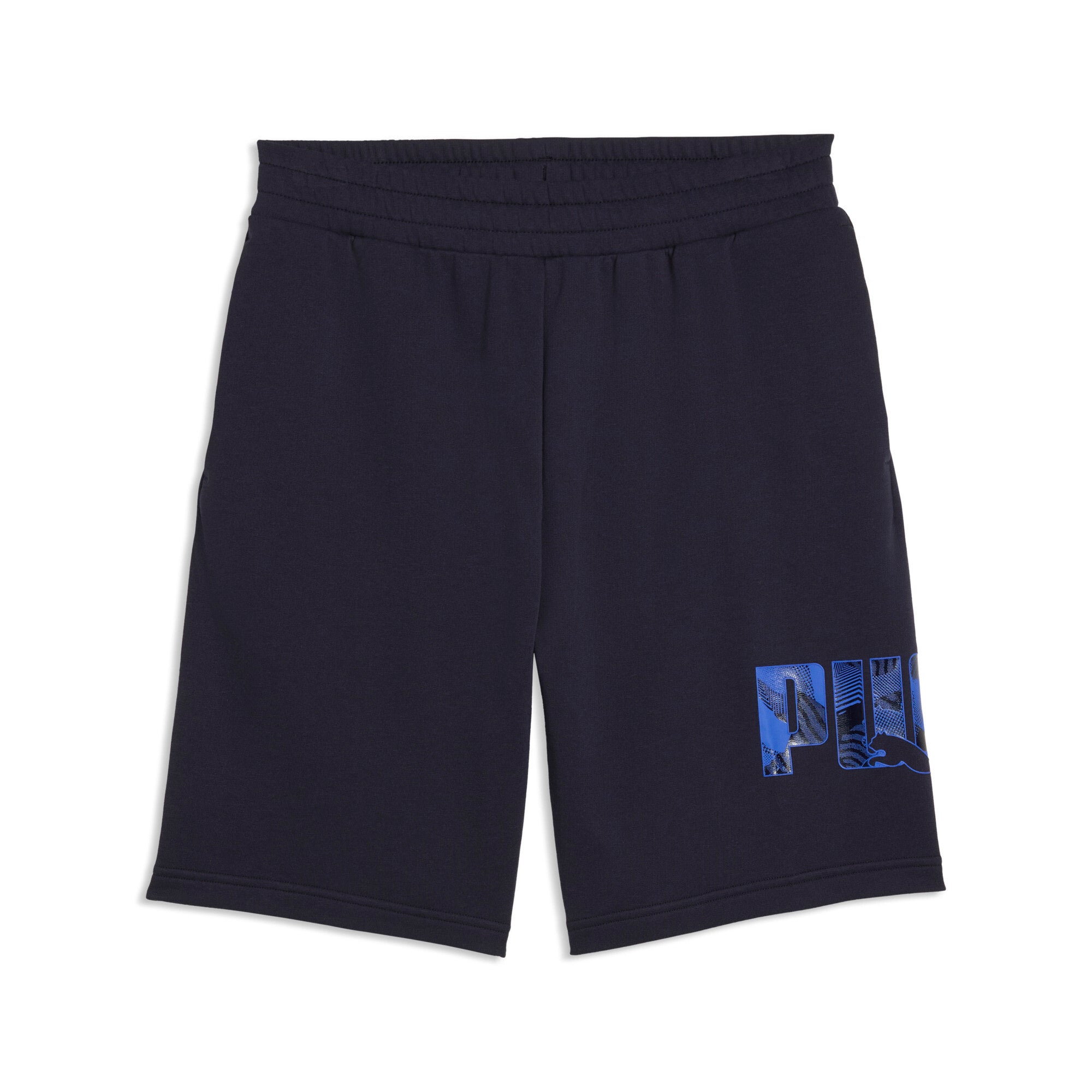 PUMA essentials logo lab 10’’ shorts men in new navy