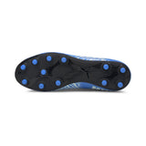 Puma tacto fg/ag men's football boots in blue - Side View 02