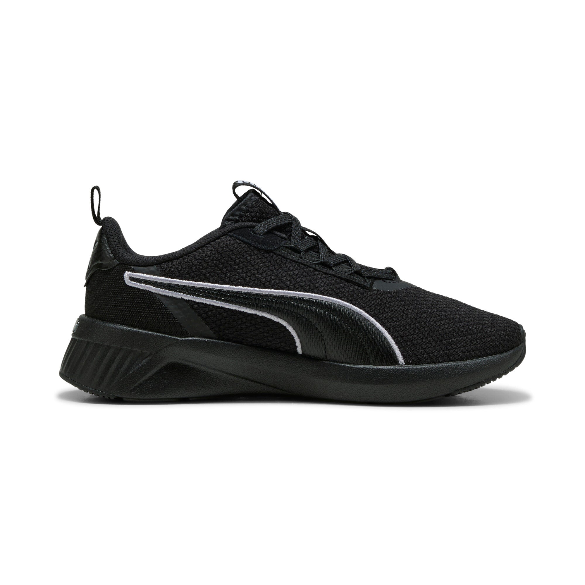 Puma Softride harli running shoes in black and cool weather - Side View 03
