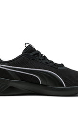 Puma Softride harli running shoes in black and cool weather - Side View 03