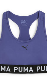 Puma 4keeps elastic bra in blue crystal - Front View