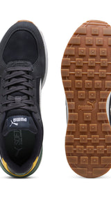 Puma graviton trainers in black - Side View 02