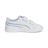 Puma smash v2 home school sneakers kids in white - Side View 03