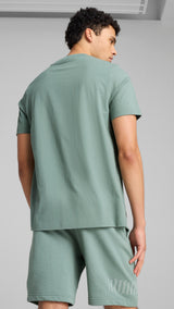 Puma sport graphic tee in green moon - Model Shot 02