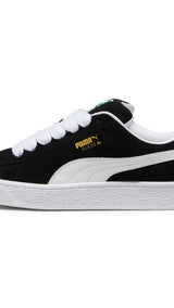 Puma suede XL sneakers in black and white - Side View 01