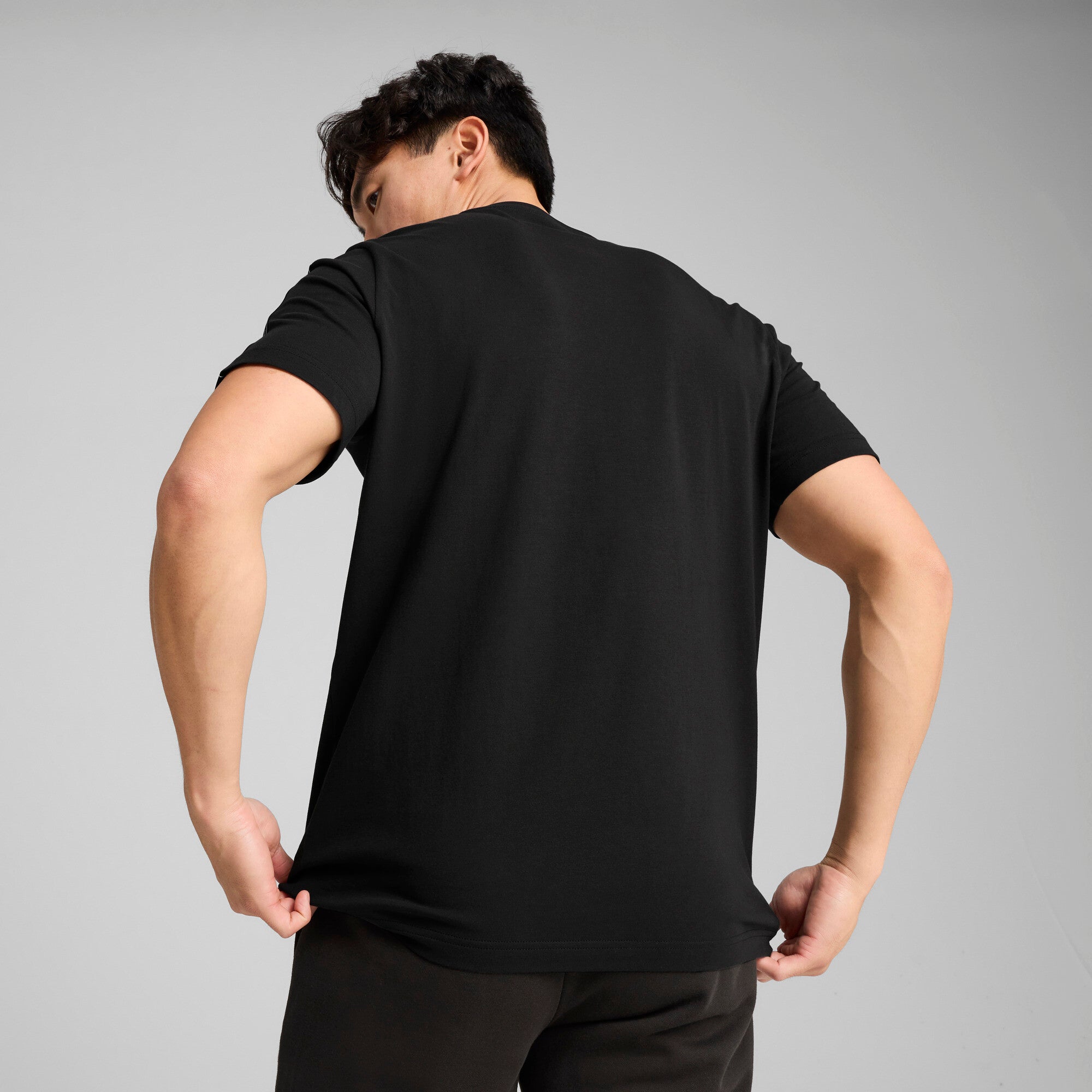 PUMA ESSENTIALS tape tee - black
