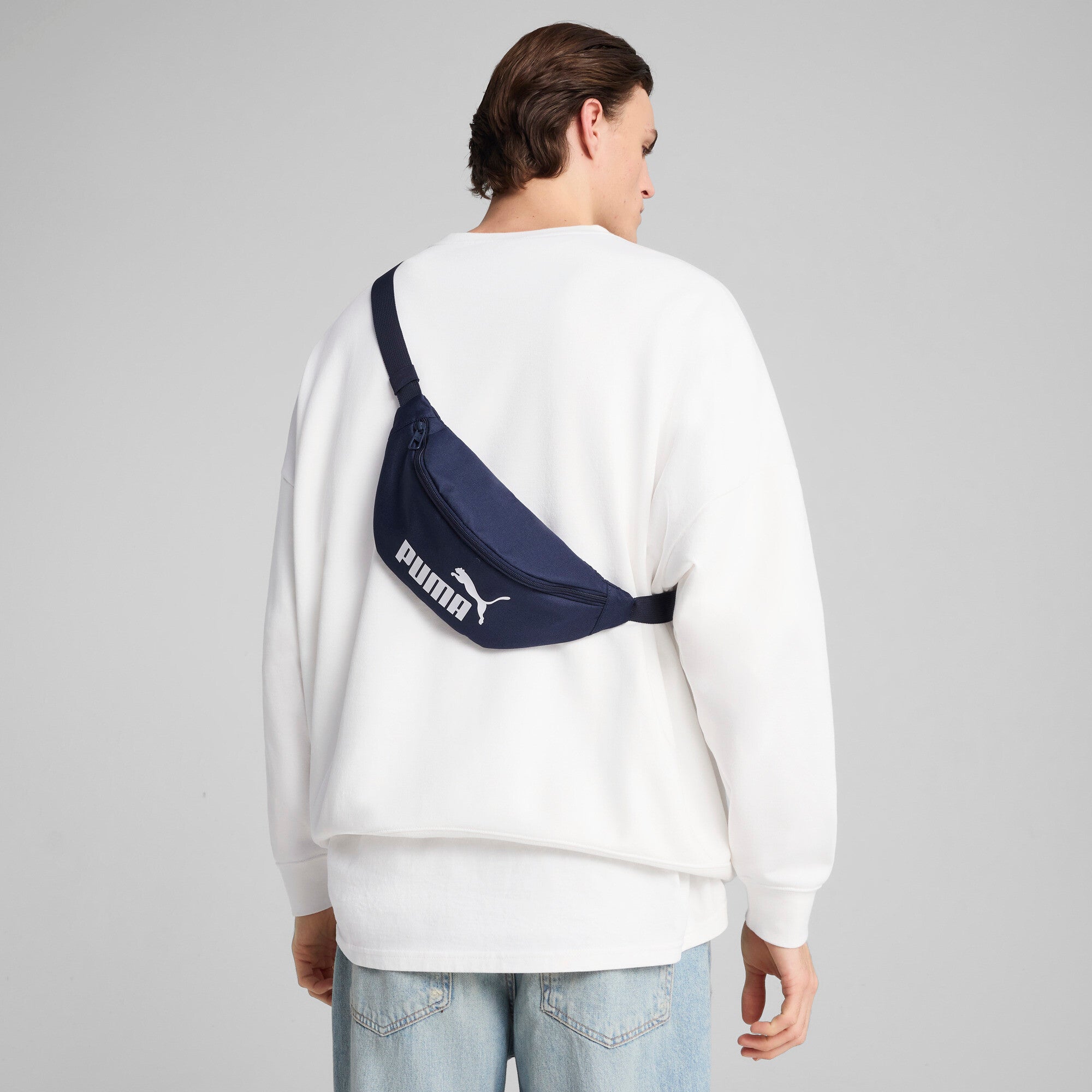 PUMA phase 2L waist bag in navy