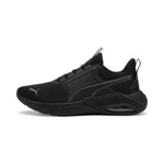 Puma X-cell nova FS running shoes in black and cool dark gray - Side View 01