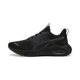 Puma X-cell nova FS running shoes in black and cool dark gray - Side View 01